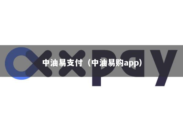 中油易支付(中油易购app)