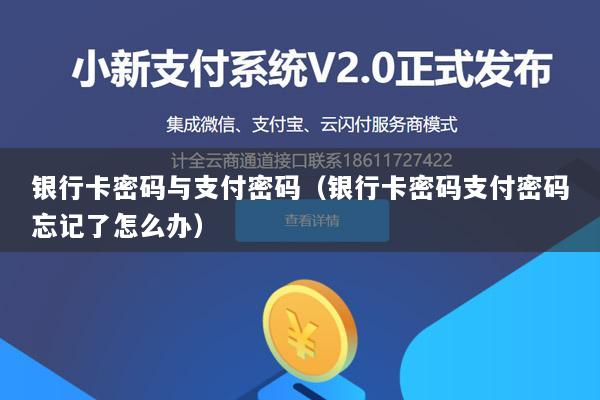 银行卡密码与支付密码(银行卡密码支付密码忘记了怎么办)
