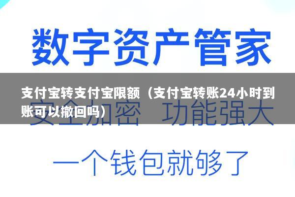 支付宝转支付宝限额(支付宝转账24小时到账可以撤回吗)