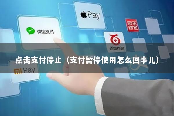 点击支付停止(支付暂停使用怎么回事儿)