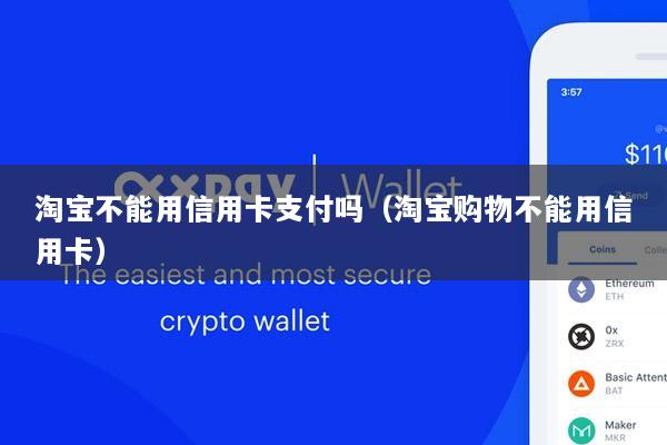淘宝不能用信用卡支付吗(淘宝购物不能用信用卡)