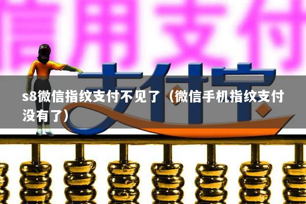 s8微信指纹支付不见了(微信手机指纹支付没有了)