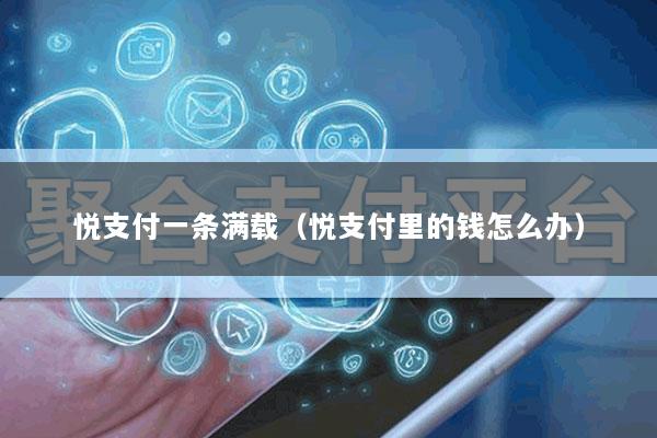 悦支付一条满载(悦支付里的钱怎么办)