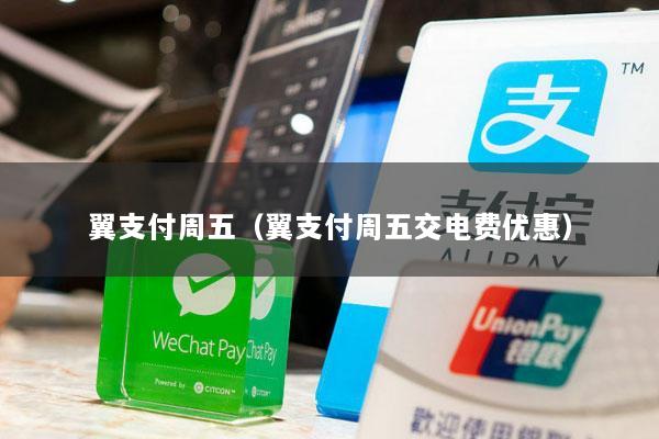 翼支付周五（翼支付周五交电费优惠）